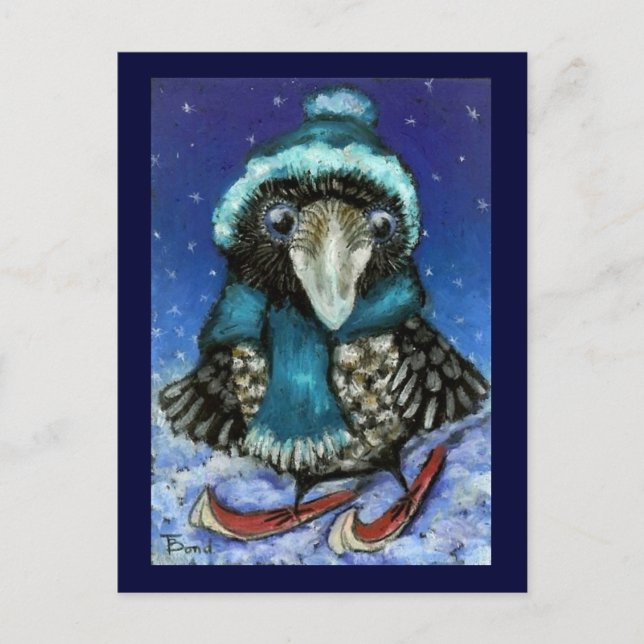 Skiraven Postkarte (Vorderseite)