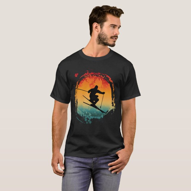 SKIRETRO VINTAGER T - Shirt (Vorne ganz)