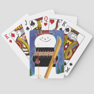 Skis for Snowman Spielkarten