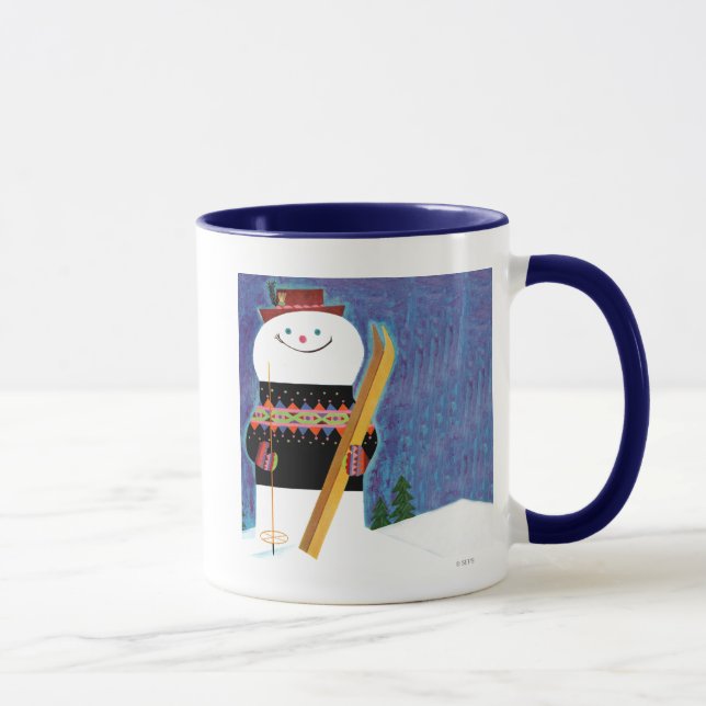 Skis für Schneemann Tasse (Rechts)