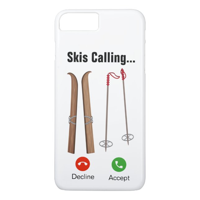 Skis Nennen… iPhone 7+/8+Fall Case-Mate iPhone Hülle (Rückseite)