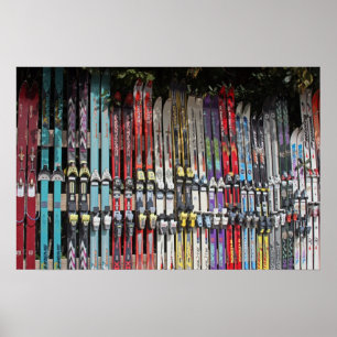 Skis Poster