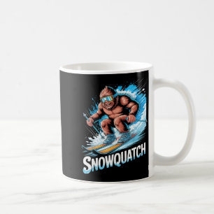 Skis Sasquatch Wintersport Skifahrer lustig Ski fa Kaffeetasse