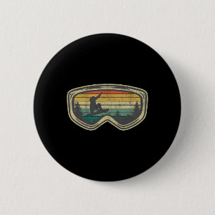 Skischneeberg Schnee Skifahren Shirts Und Geschenk Button