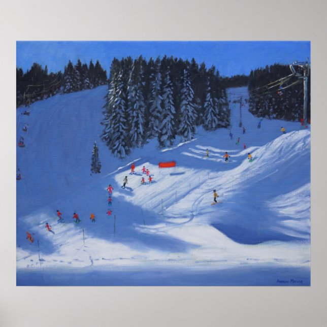 Skischule Morzine 2014 Poster (Vorne)