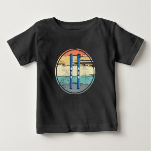 Skischulen Vintag Baby T-shirt