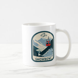 Skischüssel Retro Vintage Stil Skischüssel Skifahr Kaffeetasse