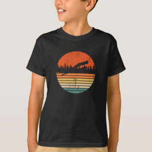 Skispringen Retro Skispringer Geschenk T-Shirt