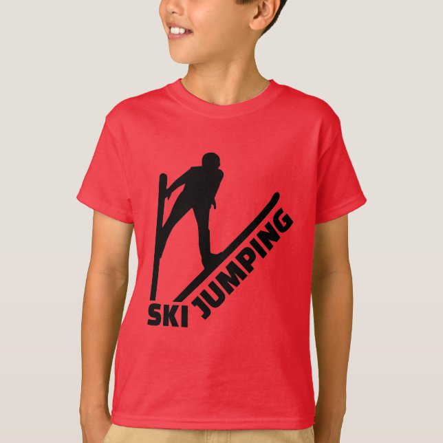 Skispringen T-Shirt (Vorderseite)