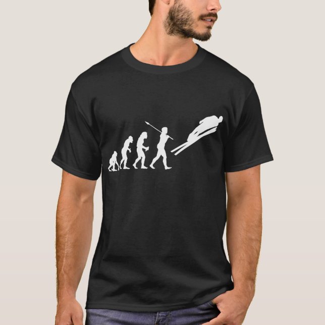 Skispringer T-Shirt (Vorderseite)