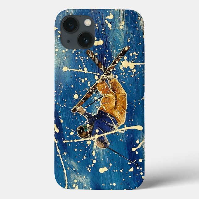 Skisprung Spritzer Case-Mate iPhone Hülle (Rückseite)