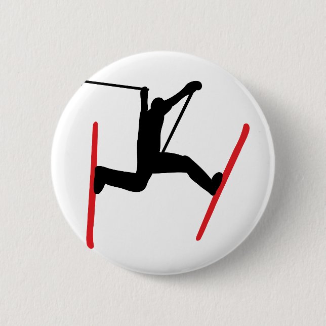 Skisprungsikone Button (Vorderseite)