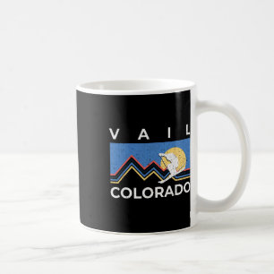 Skistadt Vail Colorado Rocky Mountains Reise Vint Kaffeetasse