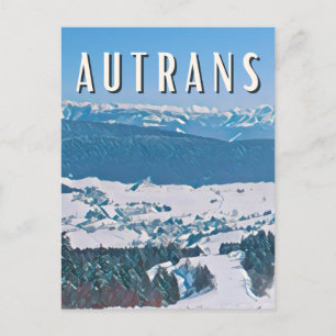 Skistation Postkarte