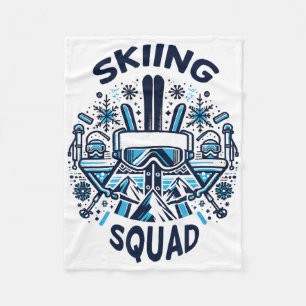 Skiteam-Ski-Ausrüstung für Skifahren Schnee-Abente Fleecedecke