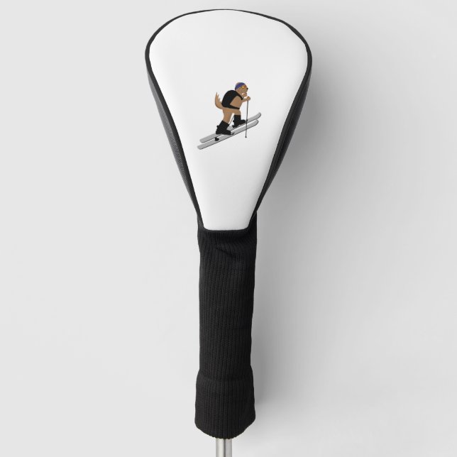 Skitouren Golf Headcover (Vorderseite)
