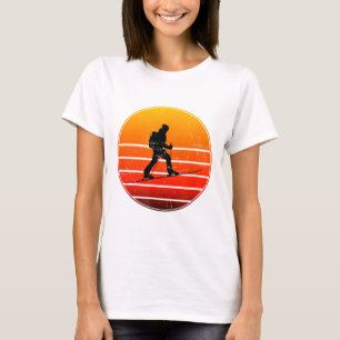 Skitouren Herren Damen Skifahren Tour Ski T-Shirt