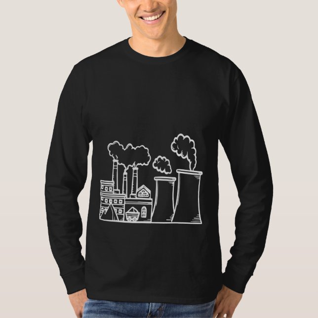 Skitze-Power-Station T-Shirt (Vorderseite)