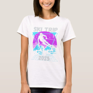 Skiurlaub 2026 - Passende Familien-Schneeskiurlaub T-Shirt