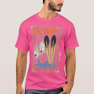 Skiwelt Austria Skiposter T-Shirt