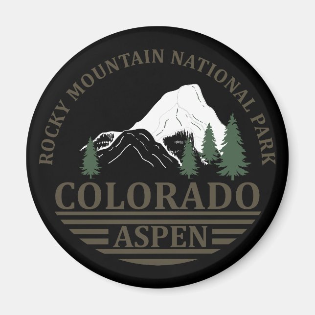 Skizentrum Colorado Aspen Magnet (Vorne)