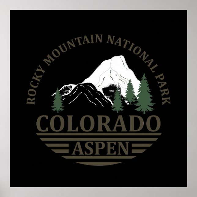 Skizentrum Colorado Aspen Poster (Vorne)