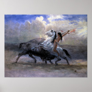 Skizze Alberts Bierstadt für dauern Poster