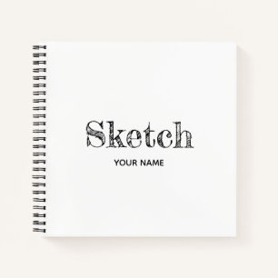 Skizze-Buch mit Ihrem Namen KünstlerNotebook Notizbuch