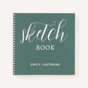 Skizze-Buch mit Ihrem Namen Notebook Notizbuch
