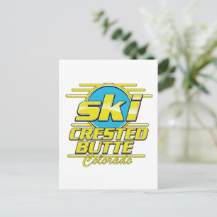 Skizze "Crete Butte Colorado 80er" Postkarte