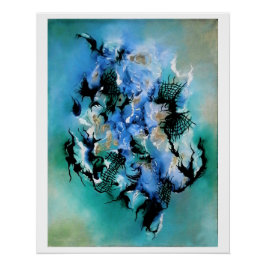 "Skizze der emotionalen Meditation", glänzendes Po Poster