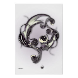 "Skizze der Inversen Poesie" , Glossy Poster