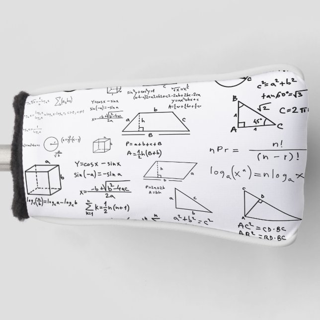 Skizze der Mathematik-Musterwissenschaft-Schule ze Golf Headcover (Vorderseite)