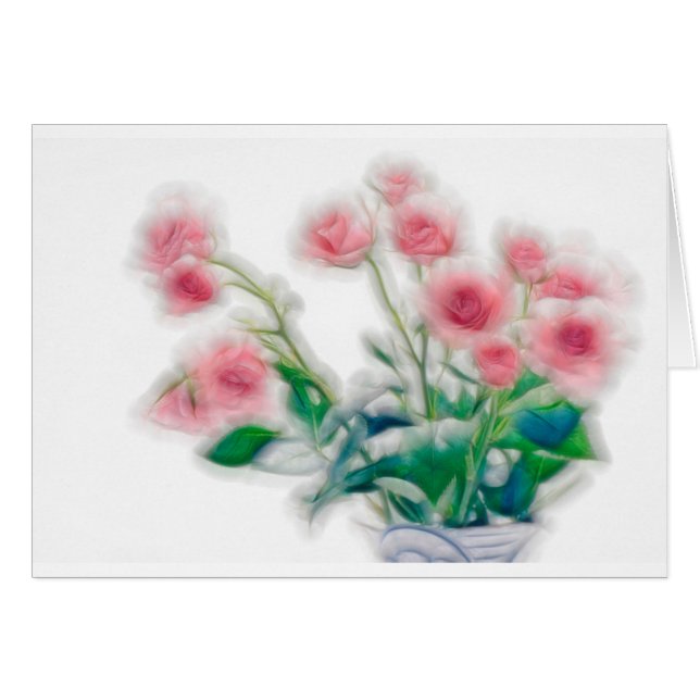 Skizze des Rosen-Blumenstraußes (Vorderseite (Horizontal))