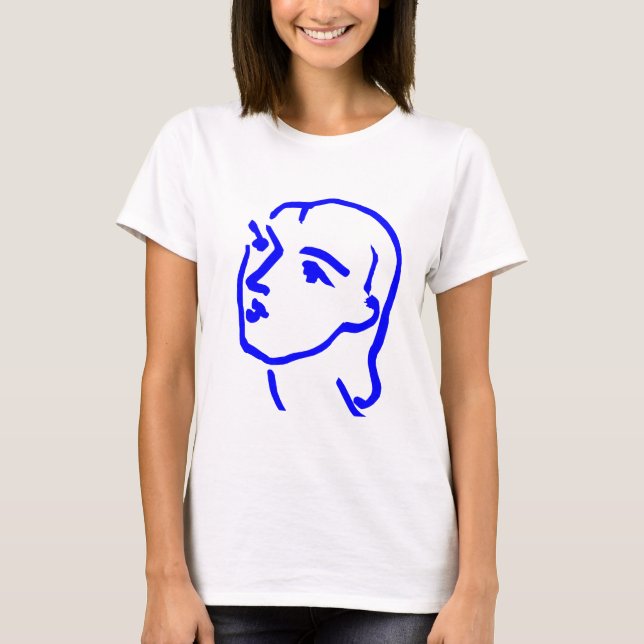 Skizze durch Matisse T-Shirt (Vorderseite)