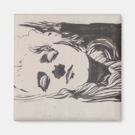 Skizze einer Frau aus "Ver Sacrum" (Moser) Magnet