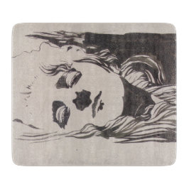 Skizze einer Frau aus "Ver Sacrum" (Moser) Schneidebrett