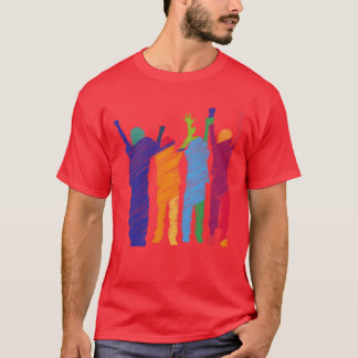 Skizze eines kleinen Jungen T-Shirt