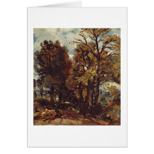 Skizze eines Wegs bei OstBergholt, c.1810 (Öl an