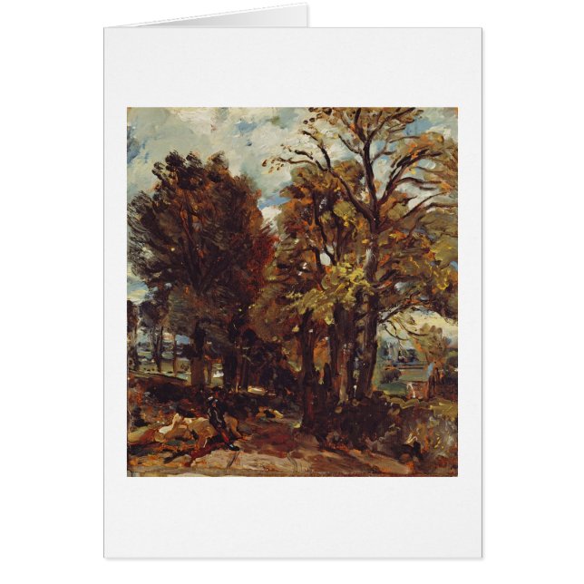 Skizze eines Wegs bei OstBergholt, c.1810 (Öl an (Vorne)