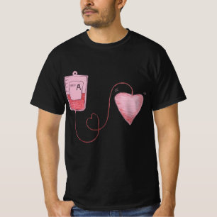 Skizze für das Blutbild T-Shirt