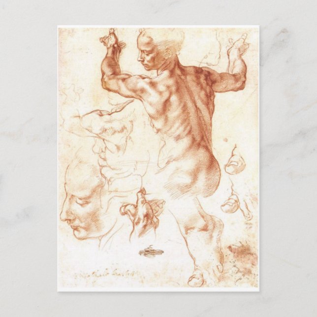 Skizze für das libysche Sybil Postkarte (Vorderseite)