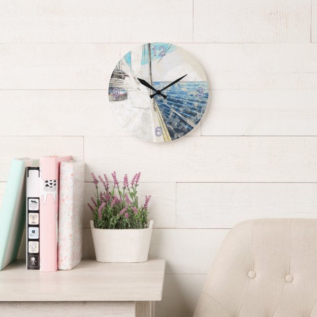 Skizze für das Schiff Aegean Segelschiff Runde Uhr (Lesesaal)