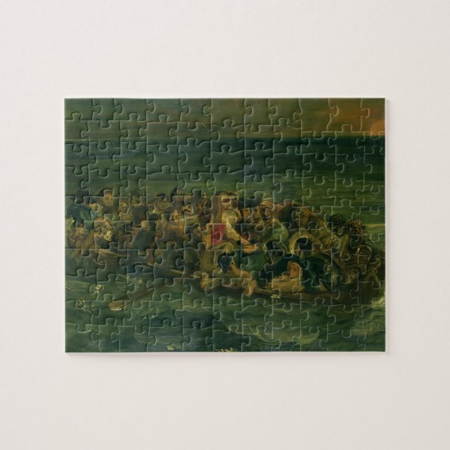 Skizze für den Schiffbruch von Don Juan, 1839 Puzzle (Horizontal)