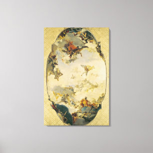 Skizze für die Apotheose der Pisani Familie Leinwanddruck