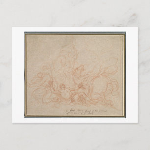 Skizze für die Umwandlung von St. Paul für die Kup Postkarte