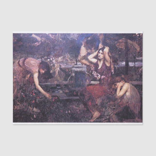 Skizze für Flora und die Zephyrn Seidenpapier (Vorderseite)