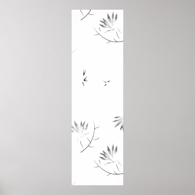 Skizze, Granitsteinschild Poster (Vorne)