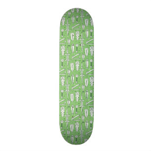 Skizze-Krokodil-Muster Skateboard