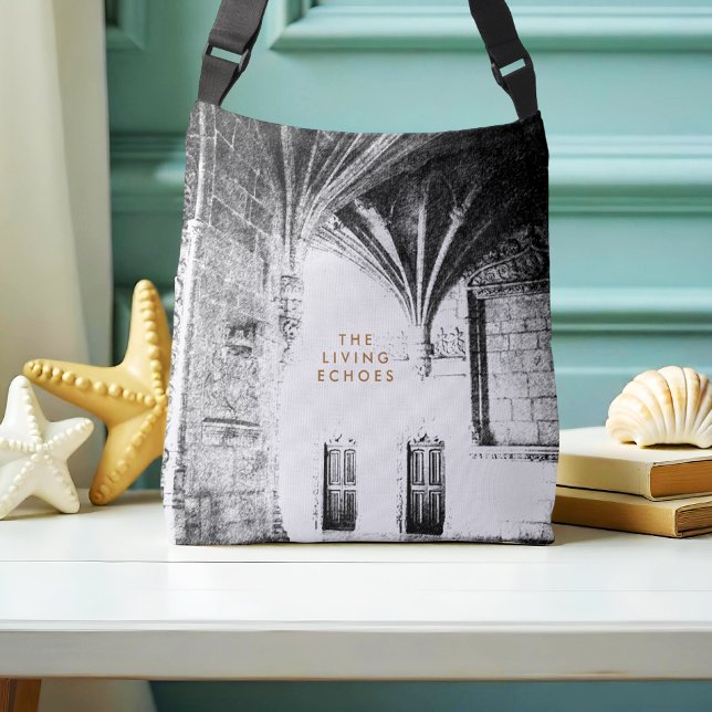 Skizze Schwarz-Weiß-Gotik Tragetaschen Mit Langen Trägern (Von Creator hochgeladen)